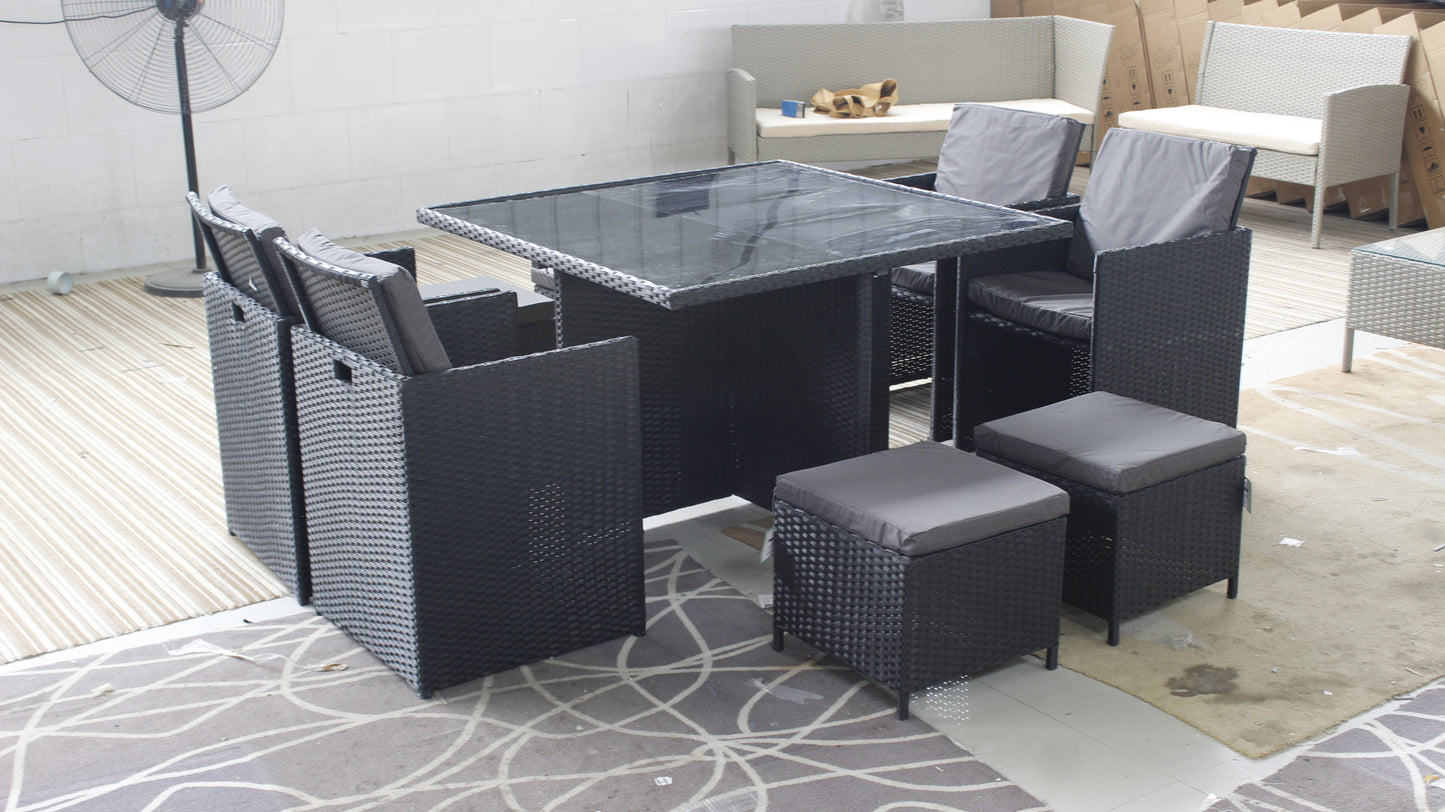 Rattan Dining Table Set