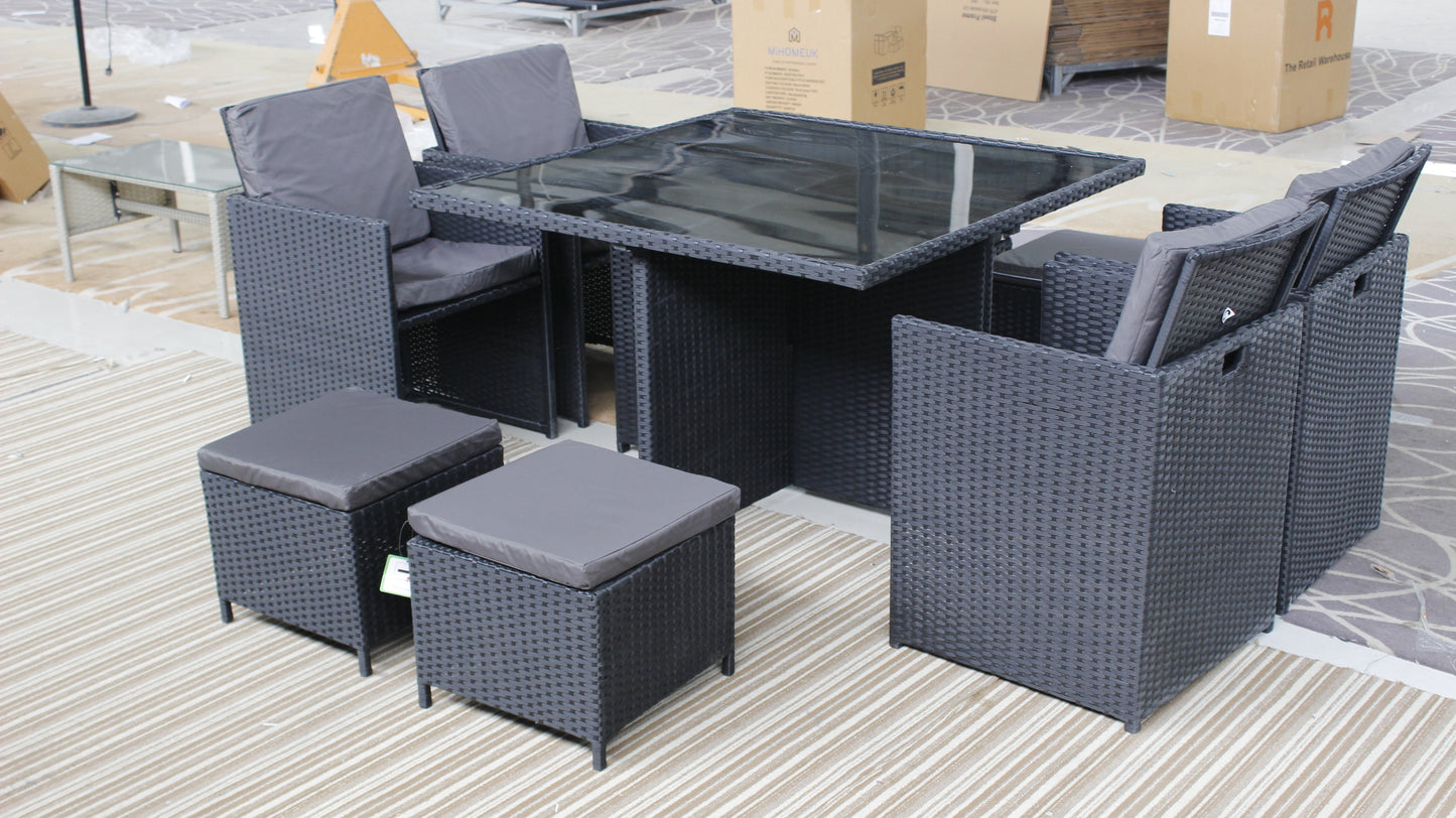 Rattan Dining Table Set