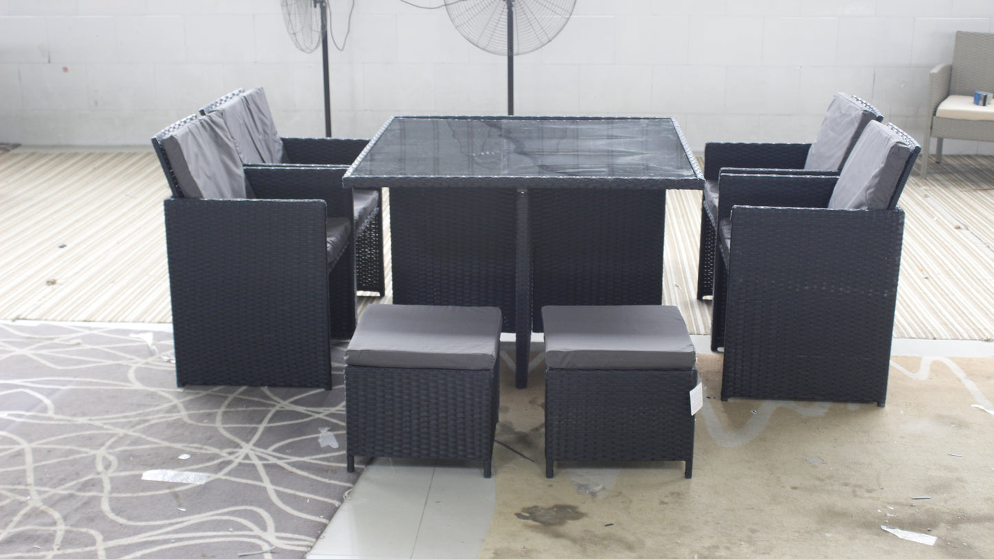Rattan Dining Table Set