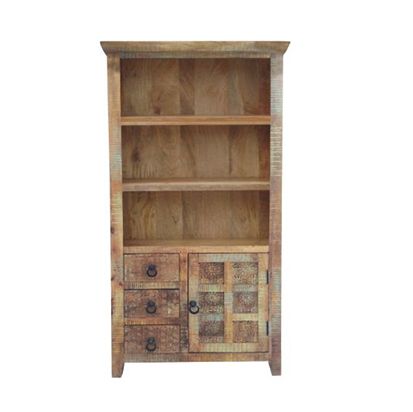 Aravali Large Bookcase With Drawer