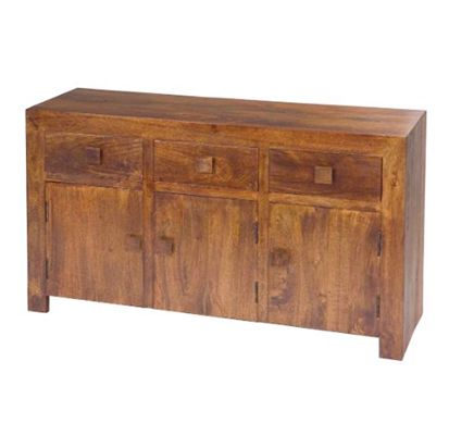 Dakota 3 Door 3 Drawer Sideboard Light