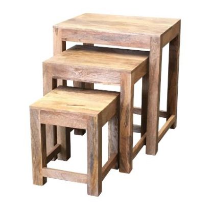 Dakota Stool Set Of 3 Pcs