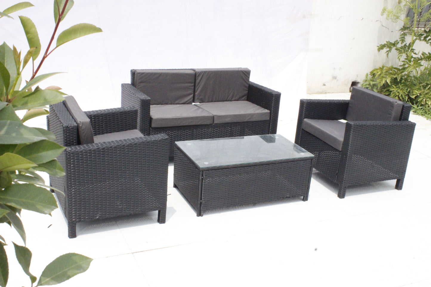 4 Seater Rattan Lounge Set