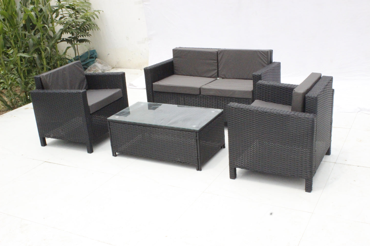 4 Seater Rattan Lounge Set