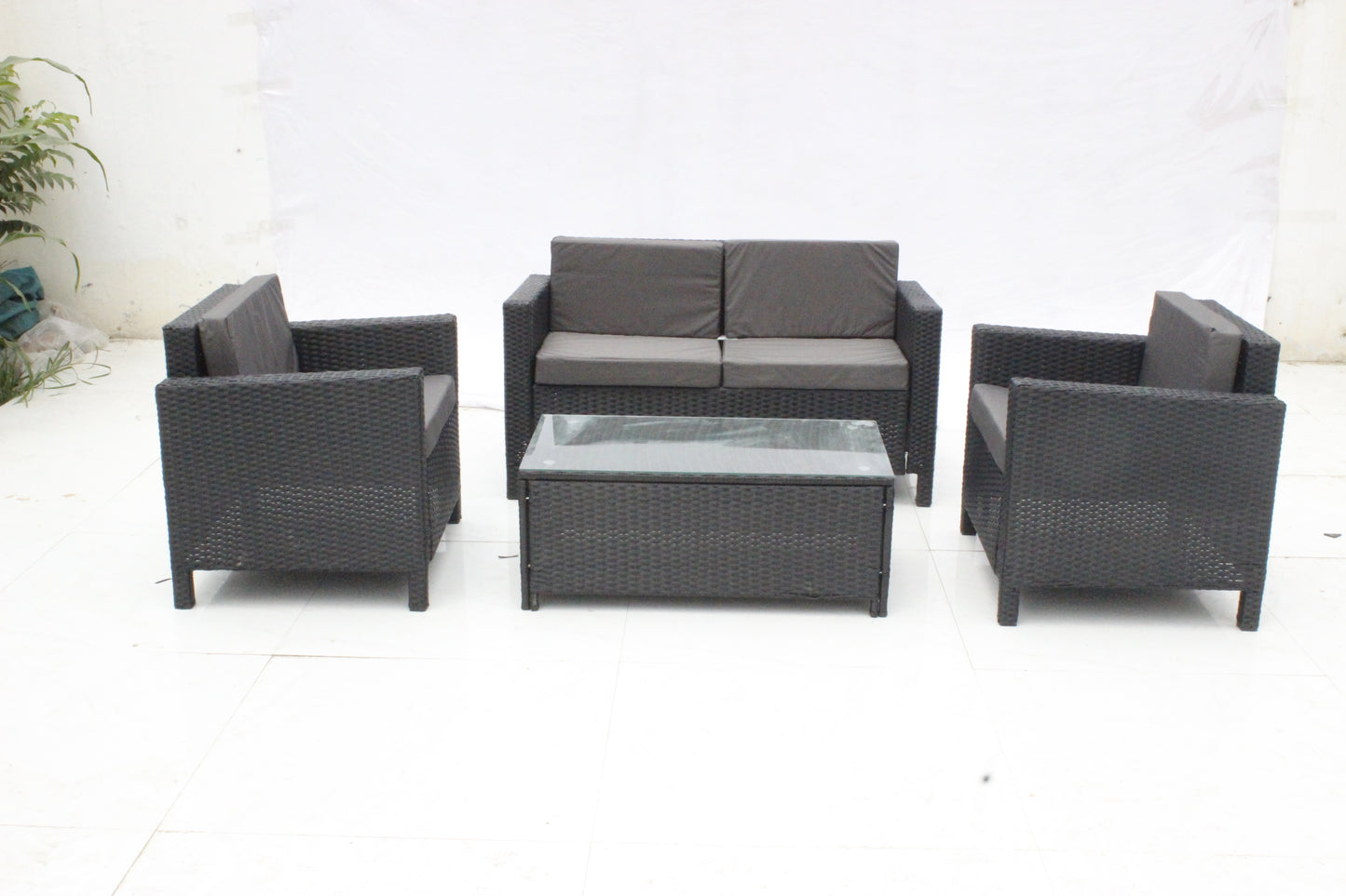 4 Seater Rattan Lounge Set