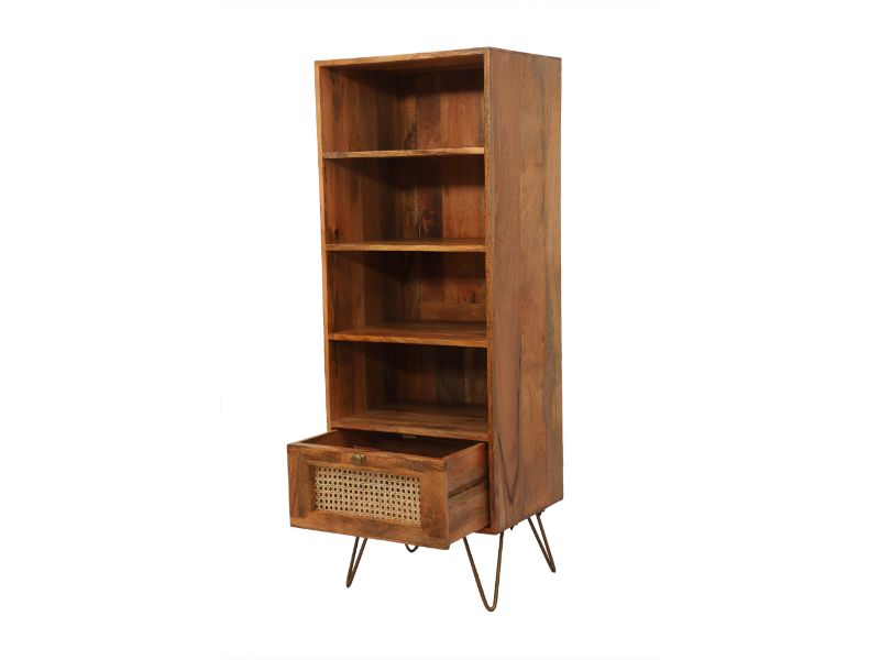 Nyack Bookcase With Drawer