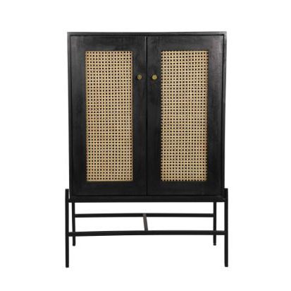 Rattan 2 Door Highboard