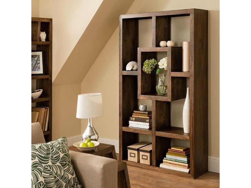 Yoga Straight 100 Cm Wide Mango Bookcase